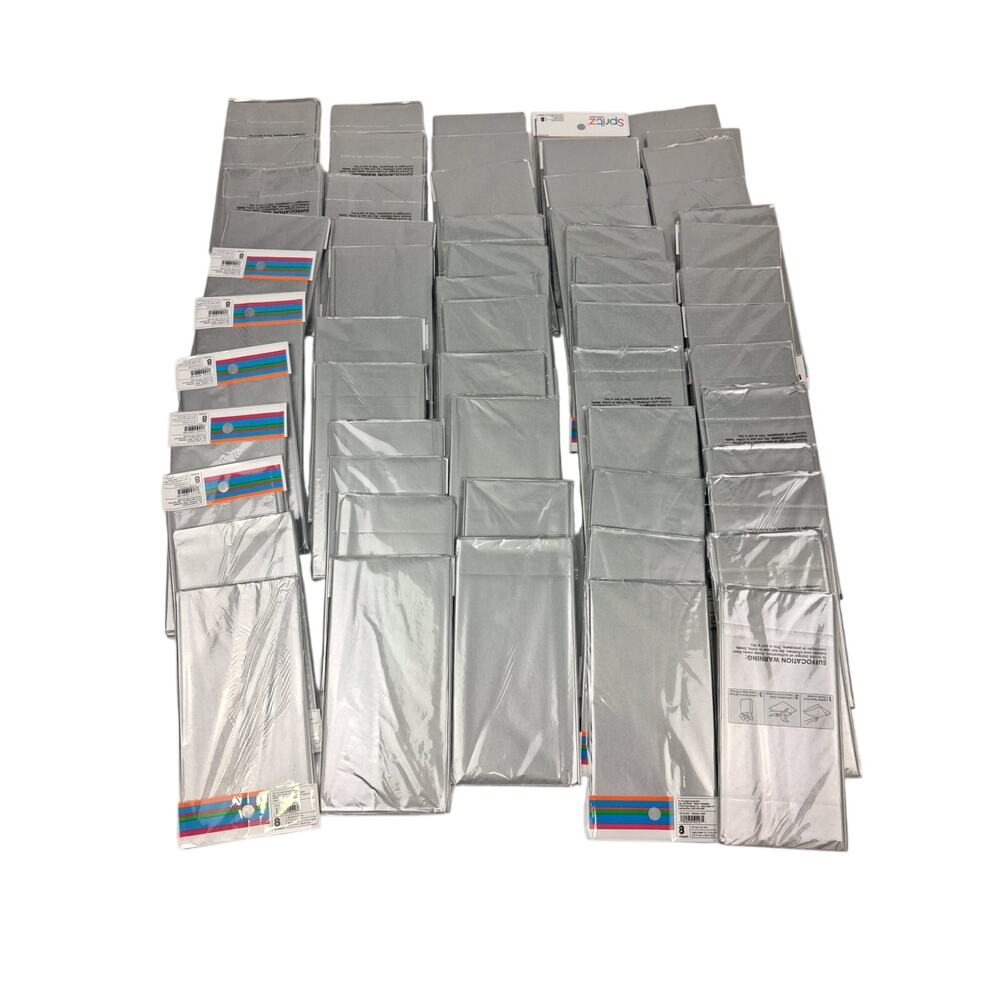 Spritz Silver Tissue Paper, 480-Sheets, 16.5"x24" Gift Bag & Wrap Filler